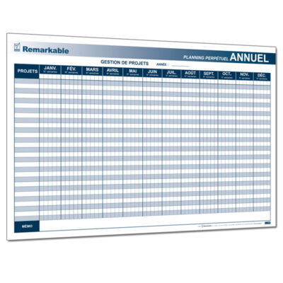 GESTION DE PROJETS PLANNINGS PERPETUELS NON DATES