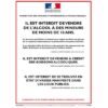 VENTE A EMPORTER BOISSONS ALCOOLIQUES A5 AFFICHAGES ET CONSIGNES VENTE A EMPORTER BOISSONS ALCOOLIQUES A5 AFFICHAGES ET CONSIGNES