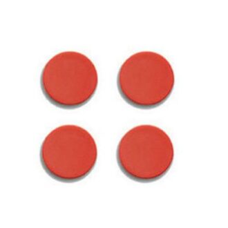 10 AIMANTS 30 MM ROUGES ACCESSOIRES D&prime;AFFICHAGE