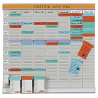 KIT SEMAINIER  FICHES T PLANNINGS FICHES T