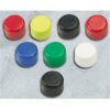 8 AIMANTS 12 MM ASSORTIS ACCESSOIRES D&prime;AFFICHAGE