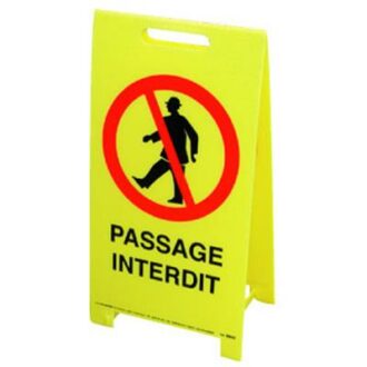 BALISE DE SIGNALISATION PASSAGE INTERDIT SECURITE DES LOCAUX