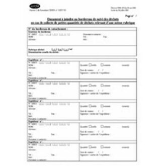 PAQUET DE 50 (ANNEXE 1 AU CERFA12571*01) REGISTRES DE SECURITE ET ACCESSIBILITE