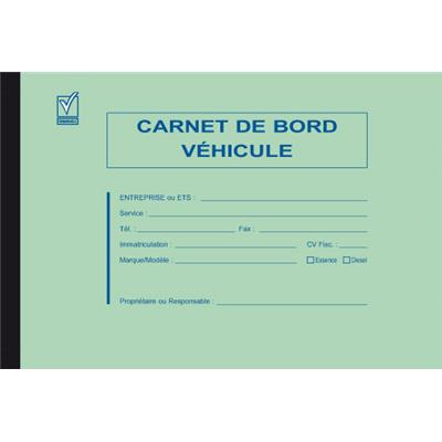 CARNET DE BORD VEHICULE TRANSPORTS CARNET DE BORD VEHICULE TRANSPORTS