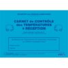 CARNET CONTROLE TEMPERATURES NEGATIVES REGISTRES CARNET CONTROLE TEMPERATURES NEGATIVES REGISTRES