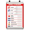 CADRE MURAL CLIPPANT A2 PUPITRES - SUPPORTS - CADRES MURAUX