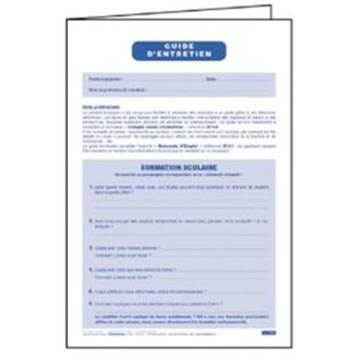 GUIDE D’ENTRETIEN GESTION DU PERSONNEL