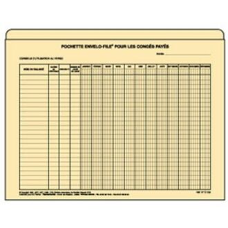 10 POCHETTES DE GESTION POUR LES CONGES GESTION DU PERSONNEL