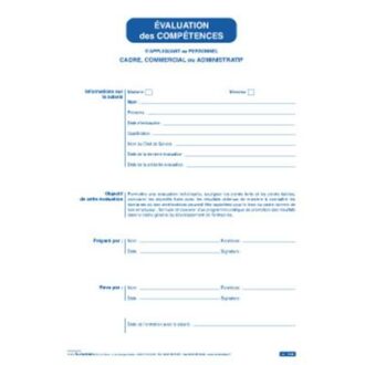 EVALUATION DES COMPETENCES CADRES GESTION DU PERSONNEL