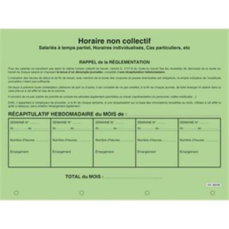 FICHE INDIVIDUELLE DE DECOMPTE QUOTIDIEN GESTION DU PERSONNEL