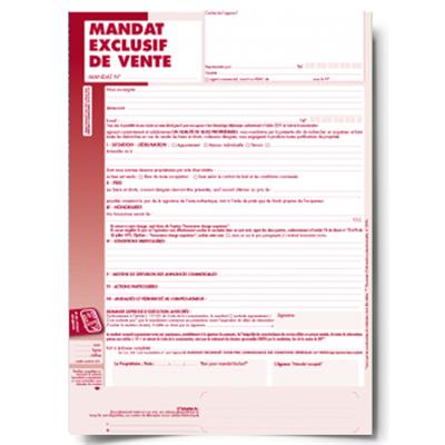 MANDAT EXCLUSIF DE VENTE HORS ETABLISSEMENT AGENCES IMMOBILIERES MANDAT EXCLUSIF DE VENTE HORS ETABLISSEMENT AGENCES IMMOBILIERES