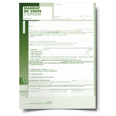 MANDAT DE VENTE 3 OPTIONS HORS ETABLISSEMENT AGENCES IMMOBILIERES MANDAT DE VENTE 3 OPTIONS HORS ETABLISSEMENT AGENCES IMMOBILIERES
