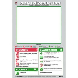 PLAN D’EVACUATION PERSONNALISABLE CONSIGNES GENERALES DE SECURITE