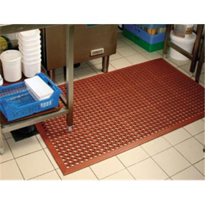 TAPIS CAILLEBOTIS ROUGE 152 X 91 cm TAPIS D′ACCUEIL TAPIS CAILLEBOTIS ROUGE 152 X 91 cm TAPIS D′ACCUEIL