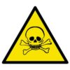 TRIANGLE ALU MATIERES TOXIQUES DANGER