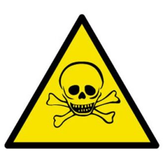 ADHESIF MATIERES TOXIQUES DANGER