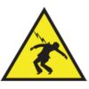 ADHESIF DANGER HAUTE TENSION DANGER
