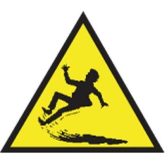 ADHESIF DANGER RISQUE DE CHUTE DANGER