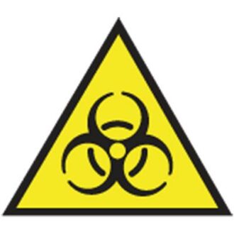TRIANGLE ALU RISQUE BIOLOGIQUE DANGER