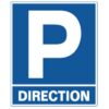 PLAQUE PARKING VISITEURS STATIONNEMENT