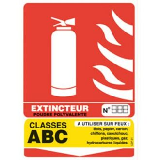 PVC CLASSE DE FEU ABC INFORMATION