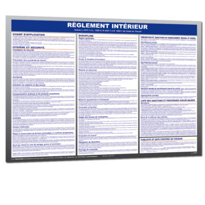 REGLEMENT INTERIEUR REGLEMENT INTERIEUR DE L&prime;ENTREPRISE