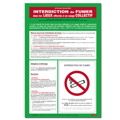 INTERDICTION DE FUMER FUMER - VAPOTER