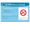 INTERDICTION DE FUMER ET DE VAPOTER FUMER - VAPOTER INTERDICTION DE FUMER ET DE VAPOTER FUMER - VAPOTER