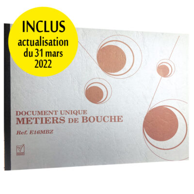 DOCUMENT UNIQUE METIERS DE BOUCHE DOCUMENTS UNIQUES - EVALUATION DES RISQUES