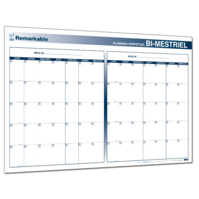PLANNING BI-MESTRIEL PLANNINGS PERPETUELS NON DATES