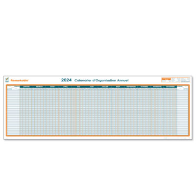 PLANNING D’ORGANISATION ANNUEL GÉANT 2024 PLANNINGS ANNUELS