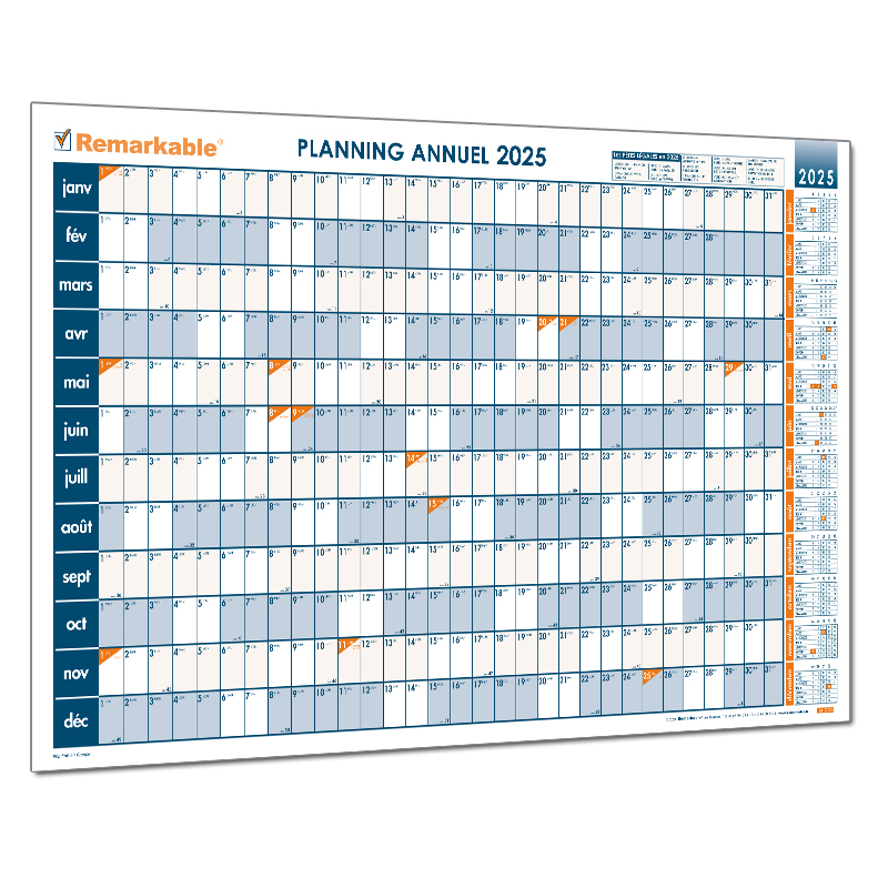 CALENDRIER ORGANISATION ET GESTION DE PROJET 2025 PLANNINGS ANNUELS CALENDRIER ORGANISATION ET GESTION DE PROJET 2025 PLANNINGS ANNUELS